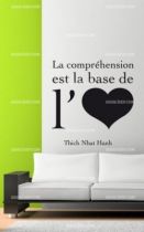 Stickers citation sur l\'amour