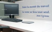 Stickers citation sur le travail