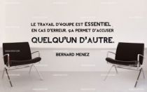 Stickers citation travail d\'�quipe
