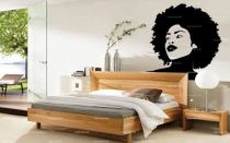 stickers femme afro