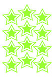 Stickers confettis etoiles