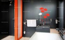 stickers coquelicots rouge et blanc