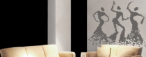 Le stickers danseuses africaines pour une d�coration ethnique et d�paysante