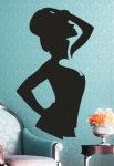stickers silhouette femme