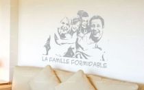 Stickers D�co Photo + texte personnalis� 100x80cm
