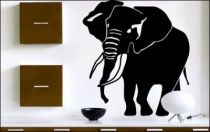 Le stickers �l�phant indien pour une d�coration ethnique et d�paysante