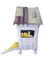 stickers enfants poule