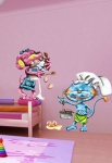 stickers chienne cuisine
