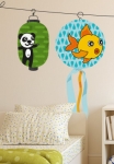 stickers frise murale asie