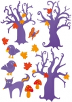 Stickers foret enchant�e pour d�cor une chambre d'enfant