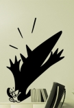 stickers ombre du loup