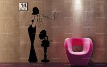 stickers silhouette femme