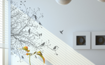 Le stickers feuillage pour un d�cor mural sur le th�me de la nature