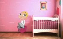 Stickers fillette