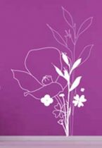 Stickers fleur sauvage