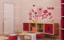 stickers fleurs sauvages