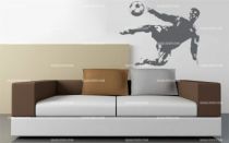 stickers muraux footballeur