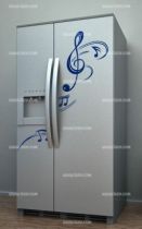 Stickers frigo am�ricain musique