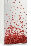Stickers frigo groseilles gel�es rouges. D�coration de frigidaire imprim� sur vinyle adh�sif. iDzif.com r�invente la d�co pour le frigo et vous propose une nouvelle mani�re de d�corer votre cuisine. Ce sticker frigo peut se poser sur toutes autres surfaces lisses de votre choix.