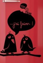 Stickers frigo j\'ai faim