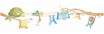 Stickers frise enfant