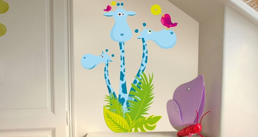 stickers enfant girafe