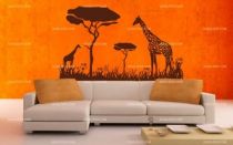 stickers girafe africaine