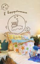 Stickers hippopotamoureux
