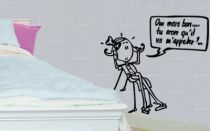 Stickers la c�libataire