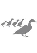 Stickers la famille coin coin.