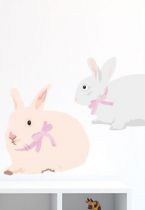Stickers lapins aux n�uds