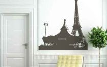 Stickers le man�ge et la tour eiffel