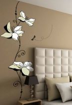stickers muraux fleurs