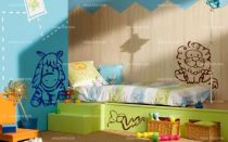 Stickers lion pour chambre de b�b�
