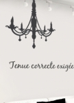 Stickers lustre baroque