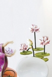 stickers lotus asie