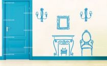 stickers meubles baroque