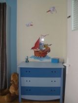 Stickers les mouettes avec bateau pirate en vente sur idzif.com