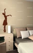 stickers muraux danseuse