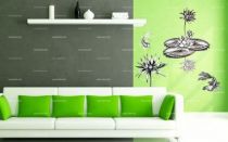 Stickers mural plante aquatique