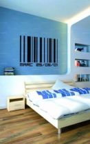 stickers muraux lit ado