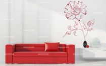 stickers fleurs dessinee