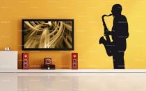 stickers saxophoniste