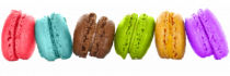Stickers muraux macarons