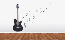 Stickers muraux notes de musique