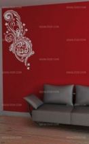 stickers fleurs rosaces