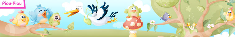 stickers muraux enfants oiseaux