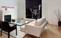 Stickers No�l bonhomme de neige