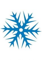 stickers noel etoile neige