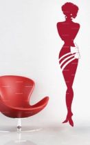stickers femme mystere